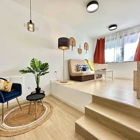 La Gofio En El Centro De Corralejo, Dos Habitaciones, Dos Banos, Terraza Privada Y Wi-fi Lejlighed