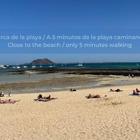 公寓 La Gofio En El Centro De Corralejo, Dos Habitaciones, Dos Banos, Terraza Privada Y Wi-fi 科拉雷侯