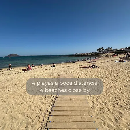 La Gofio En El Centro De Corralejo, Dos Habitaciones, Dos Banos, Terraza Privada Y Wi-fi Lejlighed Corralejo